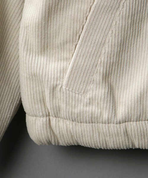 SITRY(シトリー)の「Corduroy Boa Jacket/コーデュロイ ボア ジャケット(ブルゾン・メンズ・ブラック/サックスブルー/グレイッシュベージュ/キナリ・M/L)」の11枚目の写真