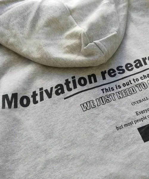 Dalfwin(ダールフィン)の「韓国ファッションMotivationプリントオーバーサイズフーディーパーカー(パーカー・レディース・ブラック/グレー/オートミール/ベージュ系その他/ブラック系その他/グレー系その他・FREE)」の9枚目の写真