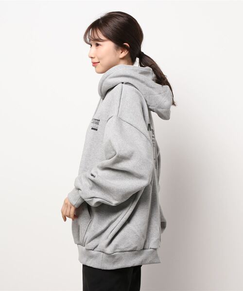 Dalfwin(ダールフィン)の「韓国ファッションMotivationプリントオーバーサイズフーディーパーカー(パーカー・レディース・ブラック/グレー/オートミール/ベージュ系その他/ブラック系その他/グレー系その他・FREE)」の16枚目の写真