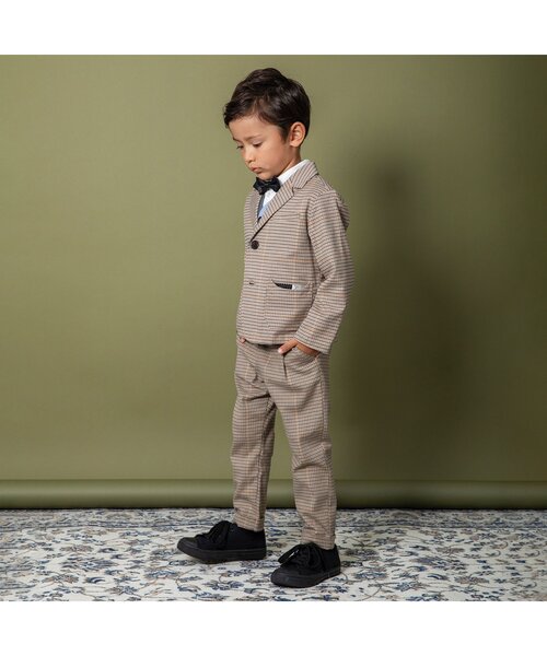BREEZE(ブリーズ)の「/フォーマルパンツ 10分丈(スーツパンツ・キッズ・ベージュ/ネイビー・90/100/110/120/130)」の7枚目の写真