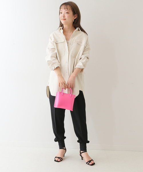 Healthy DENIM/ヘルシーデニム　SLOBE別注Almond ピンク セール】【Healthy denim/ヘルシーデニム 】Almondシャツ◇（シャツ
