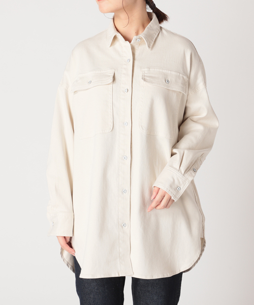 SLOBE IENA【Healthy DENIM】別注ビッグシャツ Healthy DENIM/ヘルシーデニム】SLOBE別注 ビッグシャツ（シャツ