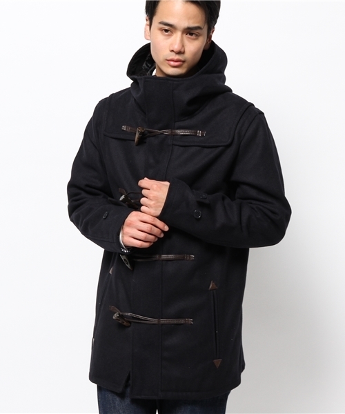 OUTLET(アウトレット)の「【Ciaopanic】メルトンダッフルコート(ダッフルコート・メンズ・ブラック/ネイビー・LARGE/MEDIUM)」の2枚目の写真