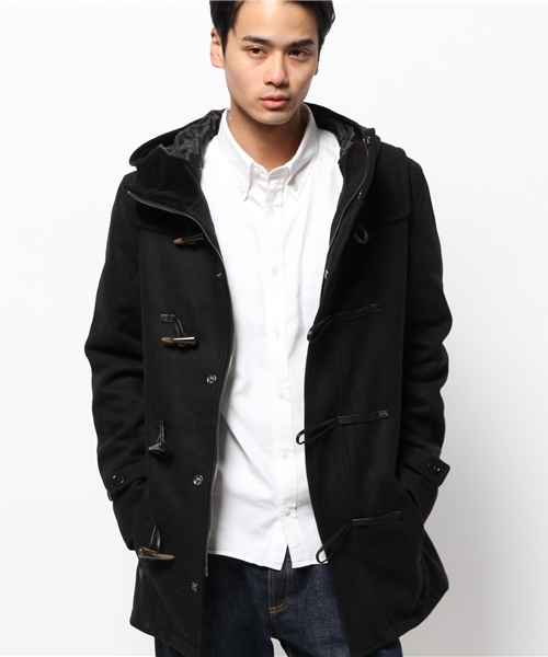 OUTLET(アウトレット)の「【Ciaopanic】メルトンダッフルコート(ダッフルコート・メンズ・ブラック/ネイビー・LARGE/MEDIUM)」の6枚目の写真