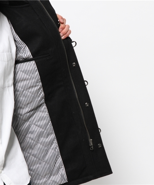 OUTLET(アウトレット)の「【Ciaopanic】メルトンダッフルコート(ダッフルコート・メンズ・ブラック/ネイビー・LARGE/MEDIUM)」の12枚目の写真