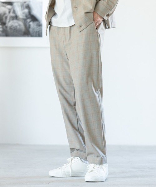GLOBAL WORK（グローバルワーク）の「アーバンリラックステーパードパンツ/255763（その他パンツ・メンズ・アイボリー/ブラック/グレー系その他7/ベージュ系その他4・SMALL/MEDIUM/LARGE）」の16枚目の写真