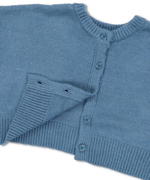 SPINNS（スピンズ）の「【2WAY仕様】ショートニットカーディガン（カーディガン/ボレロ・レディース・サーモンピンク/イエロー/ブルー/ダークグリーン/ブラック・ONESIZE）」の17枚目の写真