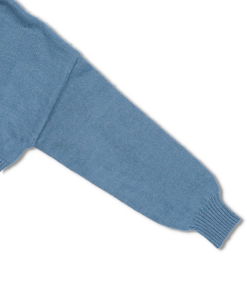 SPINNS（スピンズ）の「【2WAY仕様】ショートニットカーディガン（カーディガン/ボレロ・レディース・サーモンピンク/イエロー/ブルー/ダークグリーン/ブラック・ONESIZE）」の18枚目の写真