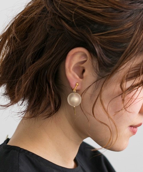 note et silence （ノートエシロンス）の「【 AMB100貨 】big bubble イヤリング（イヤリング・レディース・その他・FREE）」の3枚目の写真