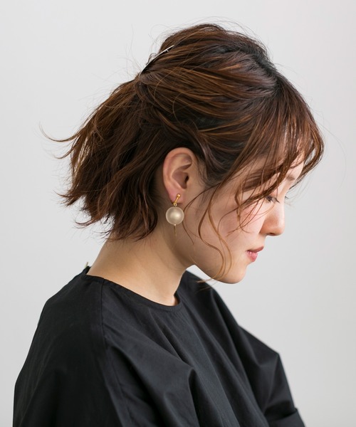 note et silence （ノートエシロンス）の「【 AMB100貨 】big bubble イヤリング（イヤリング・レディース・その他・FREE）」の2枚目の写真