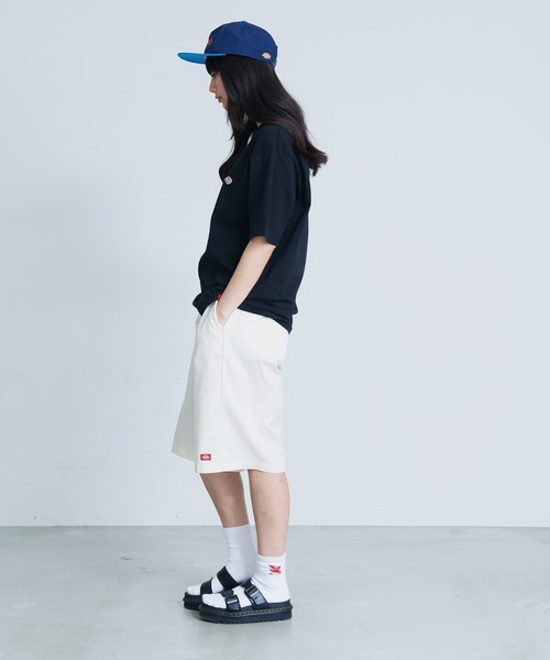 Dickies(ディッキーズ)の「【DICKIES/ディッキーズ】フロントロゴ ナイロン平ツバベースボールキャップ(キャップ・メンズ・パープル/ブルー/ブラック・FREE)」の8枚目の写真