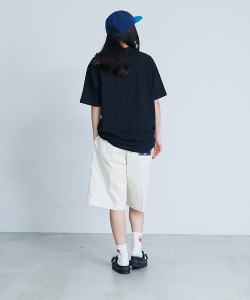 Dickies(ディッキーズ)の「【DICKIES/ディッキーズ】フロントロゴ ナイロン平ツバベースボールキャップ(キャップ・メンズ・パープル/ブルー/ブラック・FREE)」の9枚目の写真
