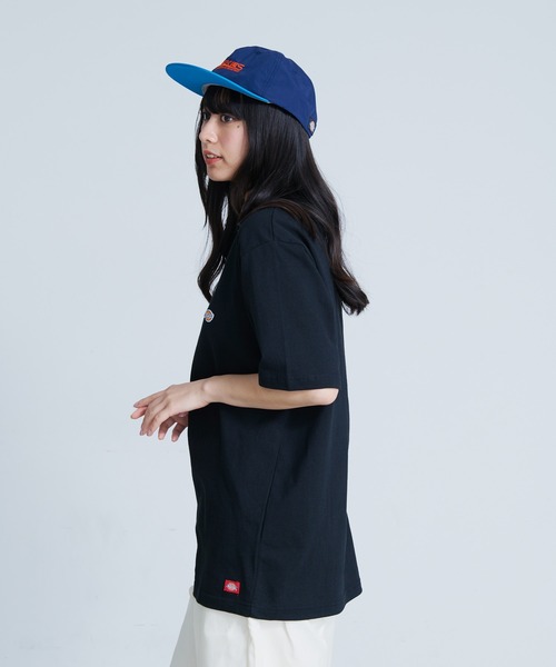 Dickies(ディッキーズ)の「【DICKIES/ディッキーズ】フロントロゴ ナイロン平ツバベースボールキャップ(キャップ・メンズ・パープル/ブルー/ブラック・FREE)」の12枚目の写真