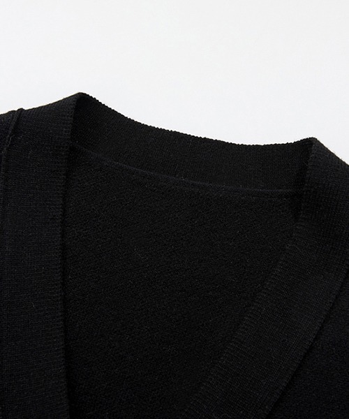 Fano Studios(ファノ ストゥディオズ)の「【Fano Studios】Small gold button V-neck vest FC22S015(ベスト・レディース・ブラック・M/S/L)」の10枚目の写真
