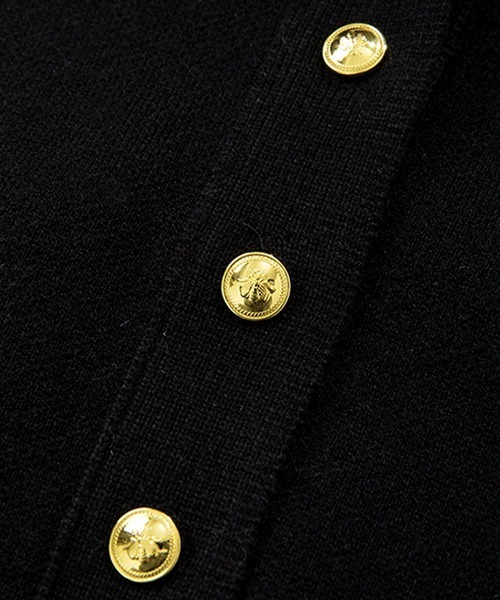 Fano Studios(ファノ ストゥディオズ)の「【Fano Studios】Small gold button V-neck vest FC22S015(ベスト・レディース・ブラック・M/S/L)」の11枚目の写真
