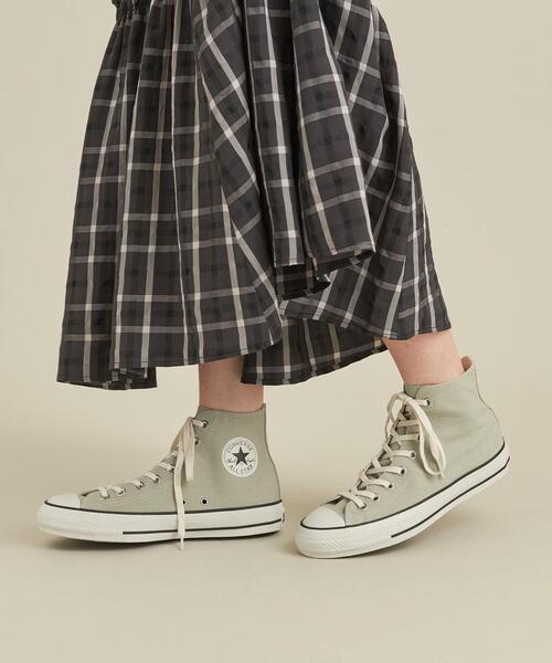 CONVERSE(コンバース)の「<CONVERSE(コンバース)>ALL STAR NOKORIZOME HI/スニーカー ∴(スニーカー・レディース・パープル/ライム・23cm/23.5cm/24cm/24.5cm/25cm)」の3枚目の写真