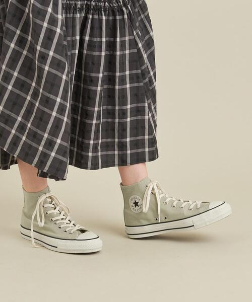 CONVERSE(コンバース)の「<CONVERSE(コンバース)>ALL STAR NOKORIZOME HI/スニーカー ∴(スニーカー・レディース・パープル/ライム・23cm/23.5cm/24cm/24.5cm/25cm)」の4枚目の写真