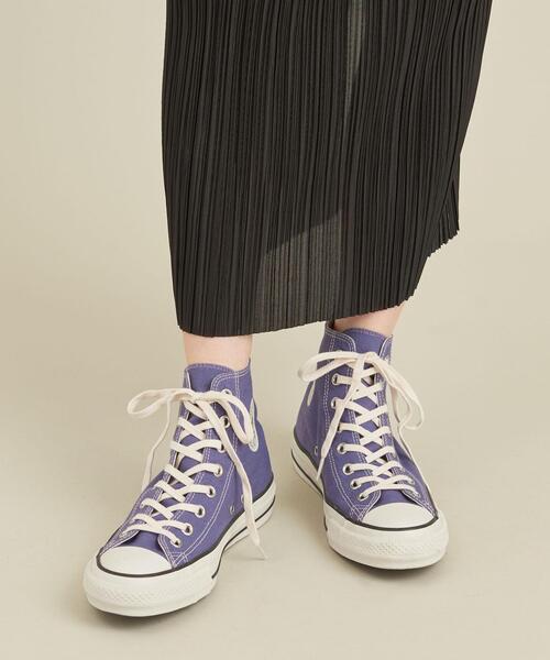 CONVERSE(コンバース)の「<CONVERSE(コンバース)>ALL STAR NOKORIZOME HI/スニーカー ∴(スニーカー・レディース・パープル/ライム・23cm/23.5cm/24cm/24.5cm/25cm)」の8枚目の写真