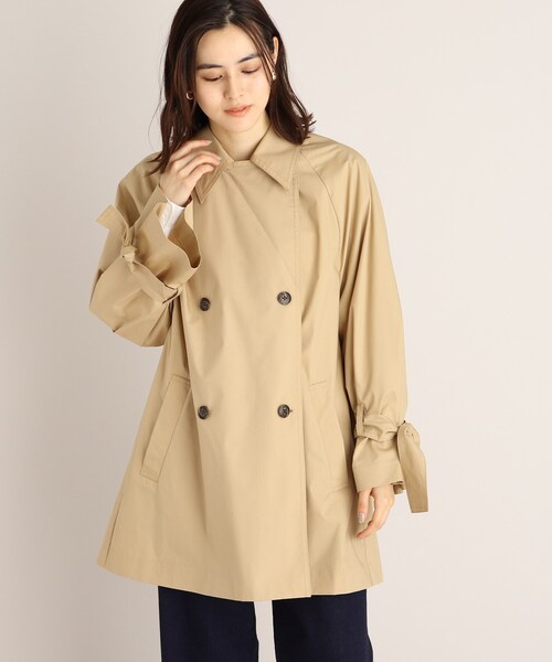 THE SHOP TK (ザ ショップ ティーケー )の「◆【福田麻琴さんコラボ】/【袖3way】ミディ丈トレンチコート(トレンチコート・レディース・ベージュ/カーキ/ブラック・12/11/13/14)」の10枚目の写真