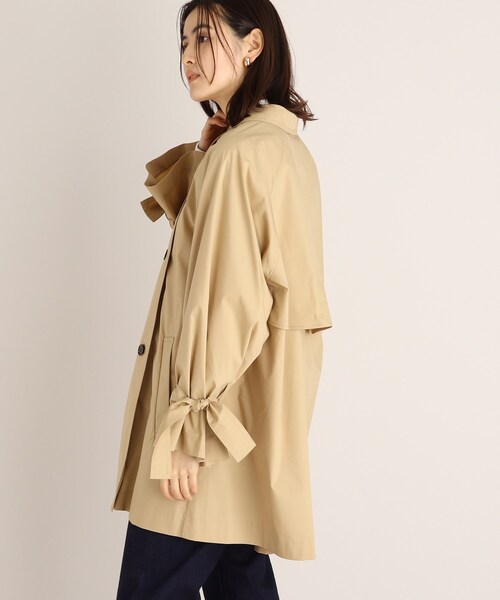THE SHOP TK (ザ ショップ ティーケー )の「◆【福田麻琴さんコラボ】/【袖3way】ミディ丈トレンチコート(トレンチコート・レディース・ベージュ/カーキ/ブラック・12/11/13/14)」の11枚目の写真