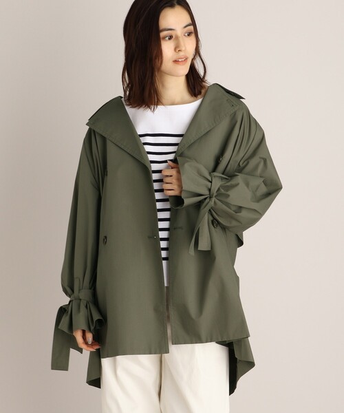 THE SHOP TK (ザ ショップ ティーケー )の「◆【福田麻琴さんコラボ】/【袖3way】ミディ丈トレンチコート(トレンチコート・レディース・ベージュ/カーキ/ブラック・12/11/13/14)」の18枚目の写真