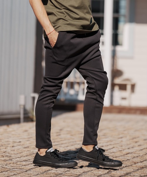 CAMBIO(カンビオ)の「mp9839-Cardboard Knit Sarrouel Easy Pants パンツ(CAM22SS-028)(その他パンツ・メンズ・ネイビー/ブラック/カーキ・M/L/S)」の3枚目の写真