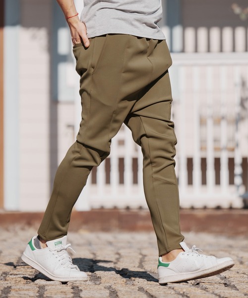 CAMBIO(カンビオ)の「mp9839-Cardboard Knit Sarrouel Easy Pants パンツ(CAM22SS-028)(その他パンツ・メンズ・ネイビー/ブラック/カーキ・M/L/S)」の8枚目の写真