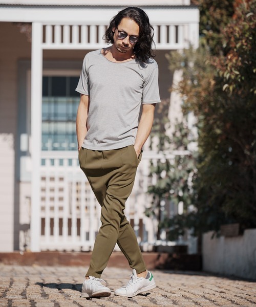 CAMBIO(カンビオ)の「mp9839-Cardboard Knit Sarrouel Easy Pants パンツ(CAM22SS-028)(その他パンツ・メンズ・ネイビー/ブラック/カーキ・M/L/S)」の11枚目の写真