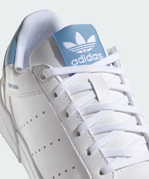 adidas（アディダス）の「コートTourino / Court Tourino / アディダスオリジナルス (キッズ／子供用)（スニーカー・キッズ・ホワイト×ブルー/ホワイト×ホワイト・24.0cm/25.0cm/22.0cm/25.5cm/24.5cm/22.5cm/23.5cm/23.0cm）」の7枚目の写真