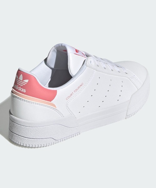 adidas（アディダス）の「コートTourino / Court Tourino / アディダスオリジナルス (キッズ／子供用)（スニーカー・キッズ・ホワイト×ブルー/ホワイト×ホワイト・24.0cm/25.0cm/22.0cm/25.5cm/24.5cm/22.5cm/23.5cm/23.0cm）」の9枚目の写真