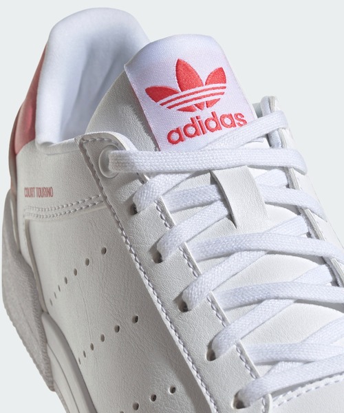 adidas（アディダス）の「コートTourino / Court Tourino / アディダスオリジナルス (キッズ／子供用)（スニーカー・キッズ・ホワイト×ブルー/ホワイト×ホワイト・24.0cm/25.0cm/22.0cm/25.5cm/24.5cm/22.5cm/23.5cm/23.0cm）」の10枚目の写真