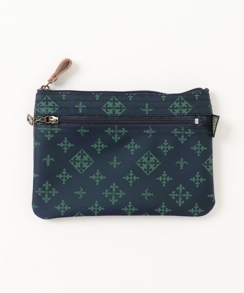 Daily russet（デイリー ラシット）の「【ナイロンジャガード】フラットポーチ(S)（ポーチ・レディース・ピンク/ブラック/グレー/ブルー/グリーン/ネイビー/ベージュ/ピンク系その他/ブルー系その他/グリーン系その他/イエロー/レッド/ダークブルー/グリーン系その他2/マスタード/ホワイト系その他・FREE）」の9枚目の写真