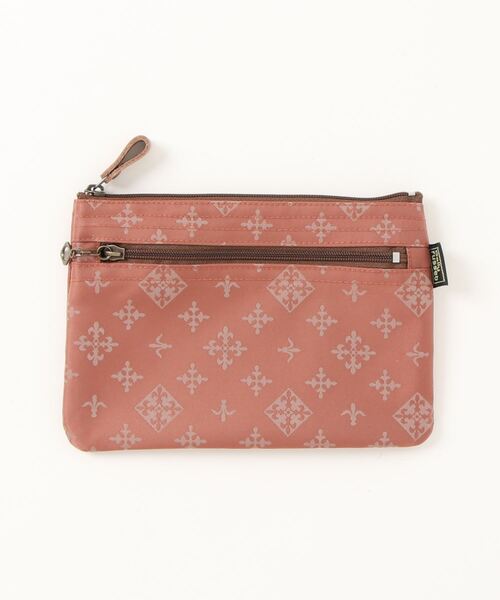 Daily russet（デイリー ラシット）の「【ナイロンジャガード】フラットポーチ(S)（ポーチ・レディース・ピンク/ブラック/グレー/ブルー/グリーン/ネイビー/ベージュ/ピンク系その他/ブルー系その他/グリーン系その他/イエロー/レッド/ダークブルー/グリーン系その他2/マスタード/ホワイト系その他・FREE）」の15枚目の写真