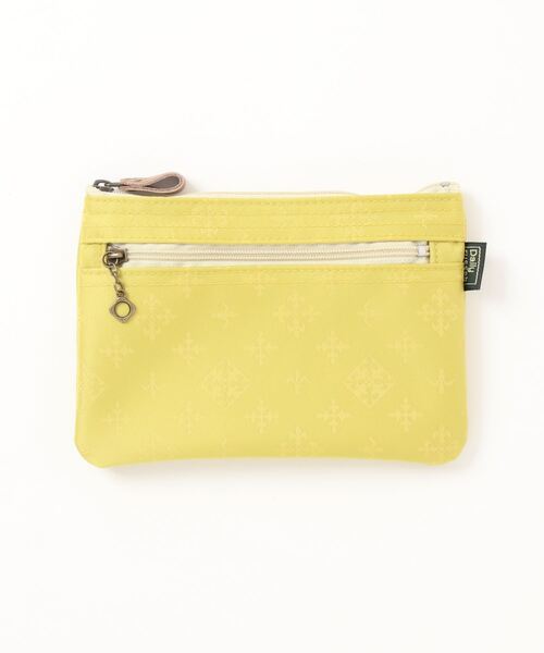 Daily russet（デイリー ラシット）の「【ナイロンジャガード】フラットポーチ(S)（ポーチ・レディース・ピンク/ブラック/グレー/ブルー/グリーン/ネイビー/ベージュ/ピンク系その他/ブルー系その他/グリーン系その他/イエロー/レッド/ダークブルー/グリーン系その他2/マスタード/ホワイト系その他・FREE）」の13枚目の写真