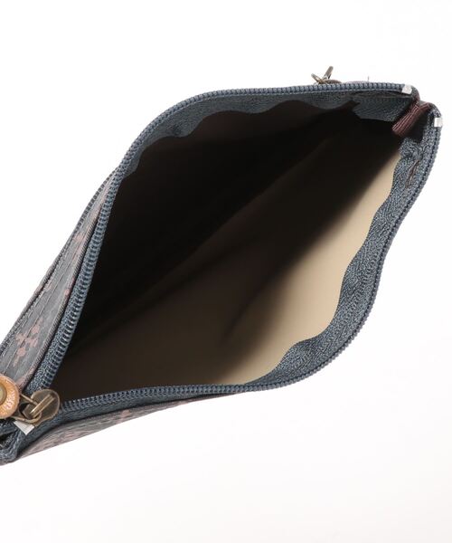 Daily russet（デイリー ラシット）の「【ナイロンジャガード】フラットポーチ(S)（ポーチ・レディース・ピンク/ブラック/グレー/ブルー/グリーン/ネイビー/ベージュ/ピンク系その他/ブルー系その他/グリーン系その他/イエロー/レッド/ダークブルー/グリーン系その他2/マスタード/ホワイト系その他・FREE）」の20枚目の写真