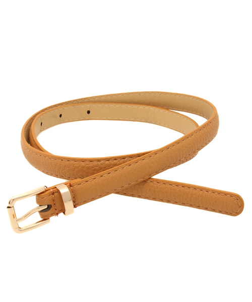 WEGO（ウィゴー）の「WEGO/カラー細ベルト（ベルト・レディース・ホワイト/ブラック/ブルー/パープル/イエロー/キャメル/ピンク/レッド・FREE）」の6枚目の写真