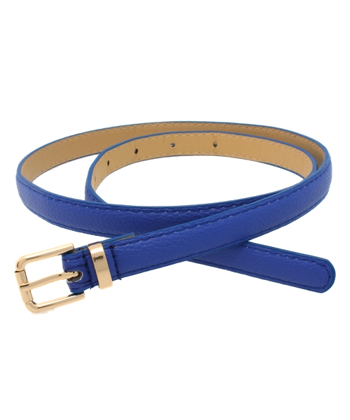 WEGO（ウィゴー）の「WEGO/カラー細ベルト（ベルト・レディース・ホワイト/ブラック/ブルー/パープル/イエロー/キャメル/ピンク/レッド・FREE）」の4枚目の写真