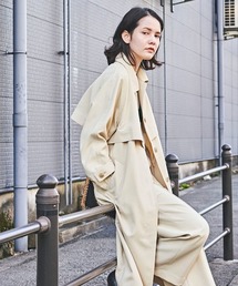 レジェールオックストレンチコート《洗濯機で洗える》