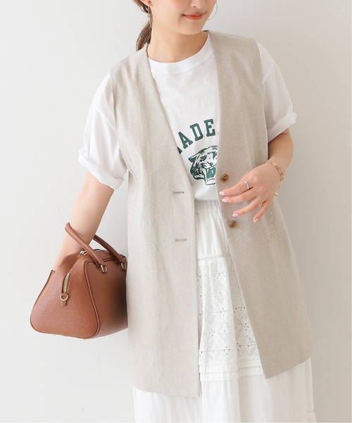 SLOBE IENA（スローブイエナ）の「《追加》リネンジレ◇（ベスト