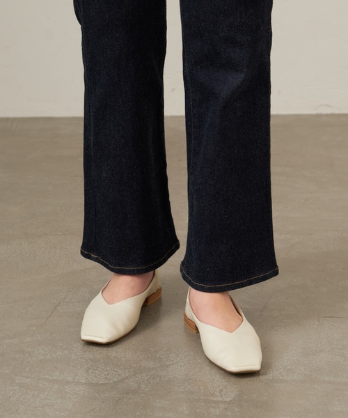 セール】GRISE スクエアステッチバブーシュ（その他シューズ）｜LE