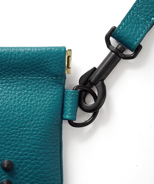 SHAREEF（シャリーフ）の「SHOULDER BAG（ショルダーバッグ・メンズ・ブラック/ターコイズブルー/シルバー・FREE）」の17枚目の写真