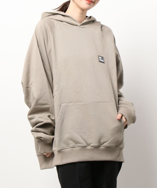 WHITELAND（ホワイトランド）の「WHITELAND/ホワイトランド/TYO TAG HOODIE/パーカー（パーカー・レディース・カーキ/ブラック・FREE）」の5枚目の写真