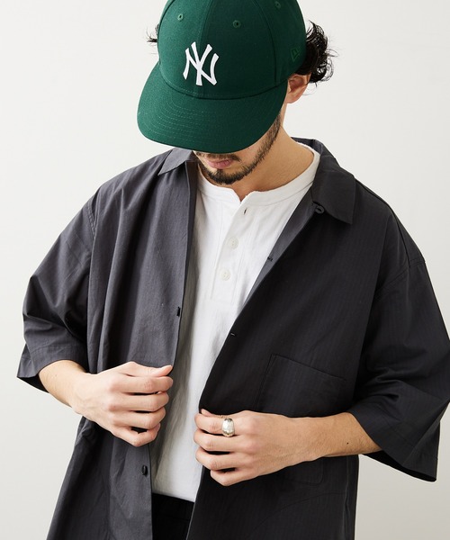 Snow Peak（スノーピーク）の「【Snow Peak/スノーピーク×JS】別注 焚 ライトリップストップ 半袖シャツ（シャツ/ブラウス・メンズ・ベージュ/クリアブラック・MEDIUM/LARGE）」の14枚目の写真