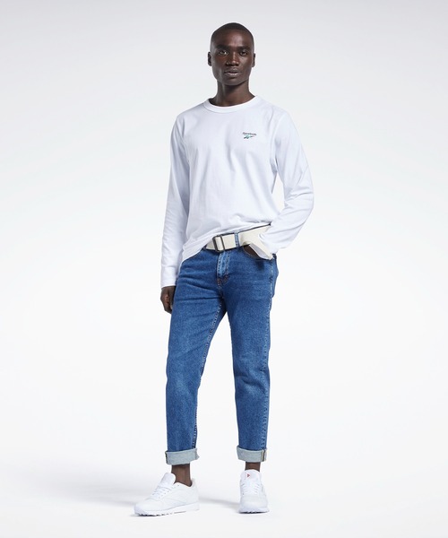 Reebok(リーボック)の「ロングスリーブ Tシャツ / CL DESTINATION LS TEE /(Tシャツ/カットソー・メンズ・ホワイト/ベージュ・SMALL/MEDIUM/LARGE/X-LARGE/XX-LARGE/X-SMALL/XXX-LARGE)」の7枚目の写真
