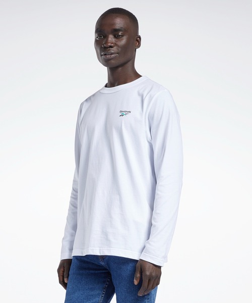 Reebok(リーボック)の「ロングスリーブ Tシャツ / CL DESTINATION LS TEE /(Tシャツ/カットソー・メンズ・ホワイト/ベージュ・SMALL/MEDIUM/LARGE/X-LARGE/XX-LARGE/X-SMALL/XXX-LARGE)」の3枚目の写真