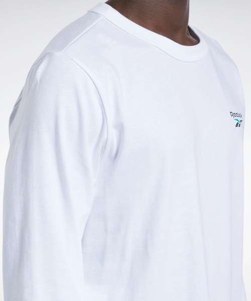Reebok(リーボック)の「ロングスリーブ Tシャツ / CL DESTINATION LS TEE /(Tシャツ/カットソー・メンズ・ホワイト/ベージュ・SMALL/MEDIUM/LARGE/X-LARGE/XX-LARGE/X-SMALL/XXX-LARGE)」の6枚目の写真