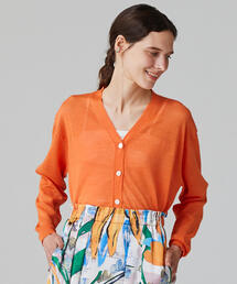 TOMORROWLAND  | ハイツイストラミー Vネックショートカーディガン(カーディガン/ボレロ)