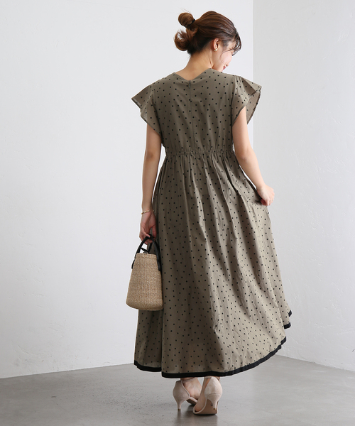*Ulla Johnson* フリルスリーブプリントワンピース ドレス Ulla Johnson フリルスリーブ ワンピース - メルカリ