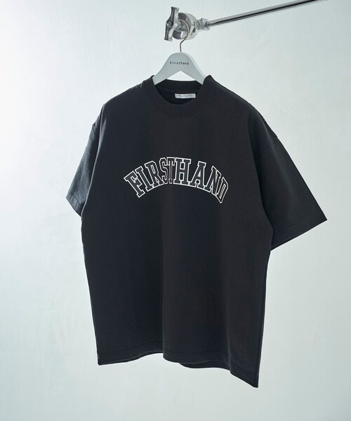 Firsthand(ファーストハンド)の「Firsthand/ファーストハンド FHアーチロゴTEE / ロゴプリントTシャツ(Tシャツ/カットソー・メンズ・ホワイト/ブラック/グリーン/ネイビー・M/L)」の6枚目の写真