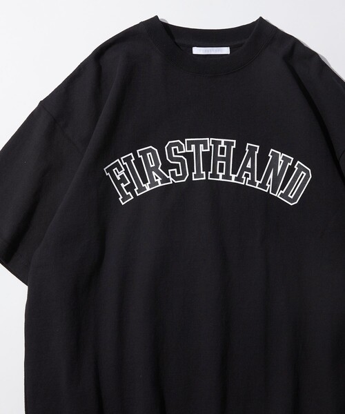 Firsthand(ファーストハンド)の「Firsthand/ファーストハンド FHアーチロゴTEE / ロゴプリントTシャツ(Tシャツ/カットソー・メンズ・ホワイト/ブラック/グリーン/ネイビー・M/L)」の12枚目の写真